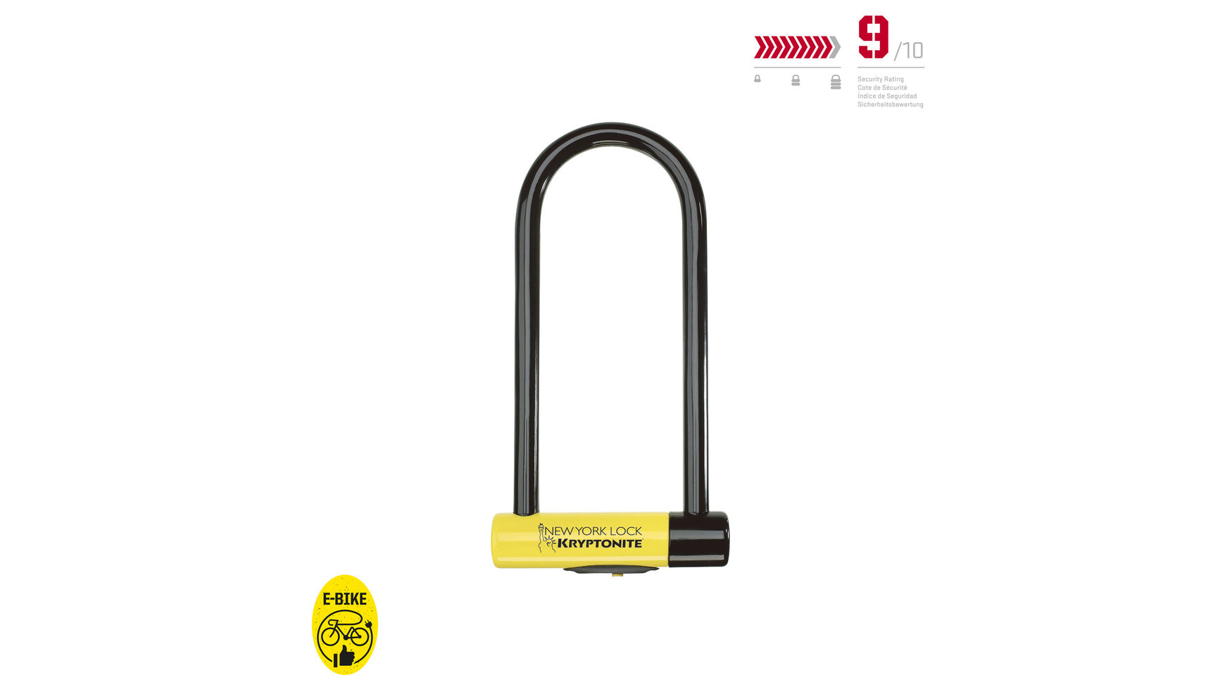 Kryptonite Kryptonite New York LS U-Schloss schwarz/gelb | fahrrad.de