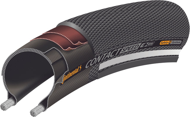 Continental Continental Contact Speed Drahtreifen Double Safety System Breaker 26" &vert; fahrrad.de Verkauf