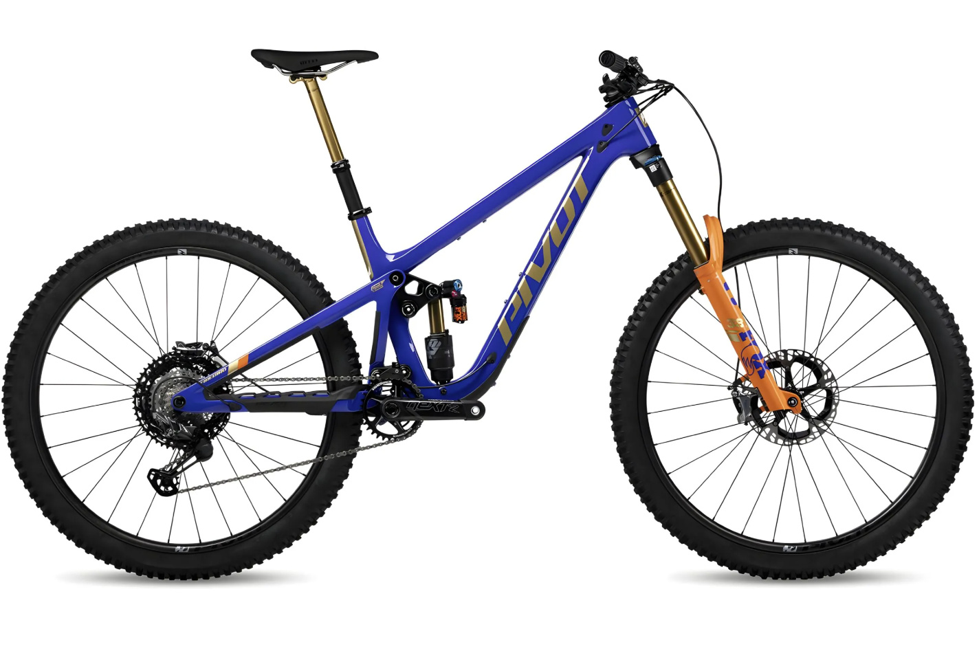 Pivot Firebird PRO XTR Air w/ carbon wheels PFR LTD Leatt (Weiß Blau) Limited Edition 2024 Großer Ausverkauf