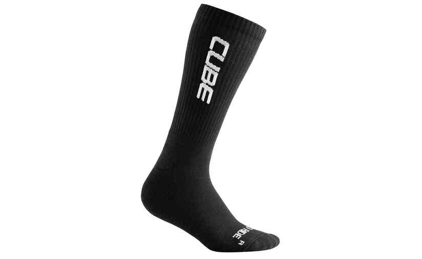 Cube Socke After Race High Cut Logo Günstiger Verkauf